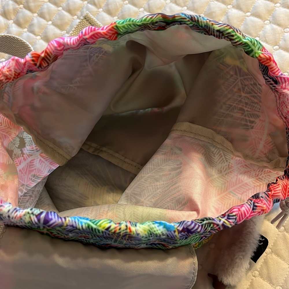 Kipling Rainbow Leaves Mini Backpack - image 8